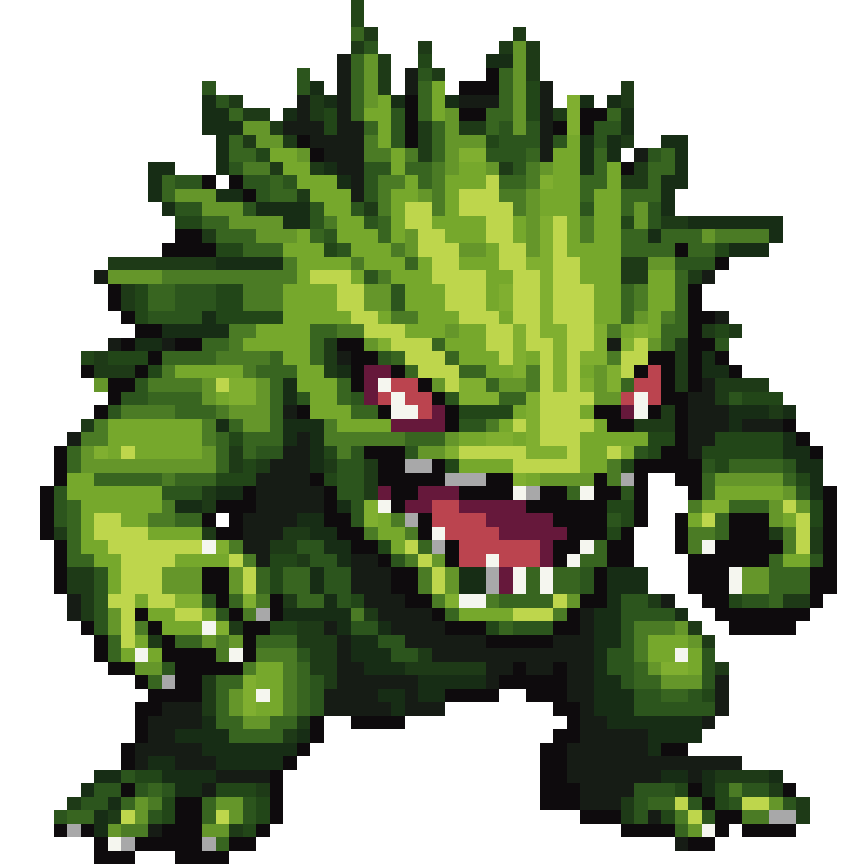 Forest monster pixel art