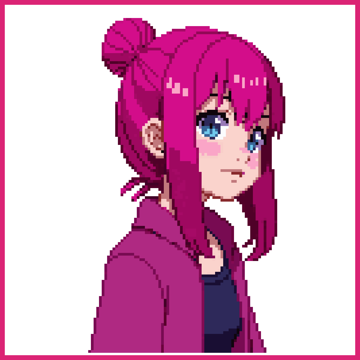 Tokyo girl tech nerd pink colors | Sprite-AI