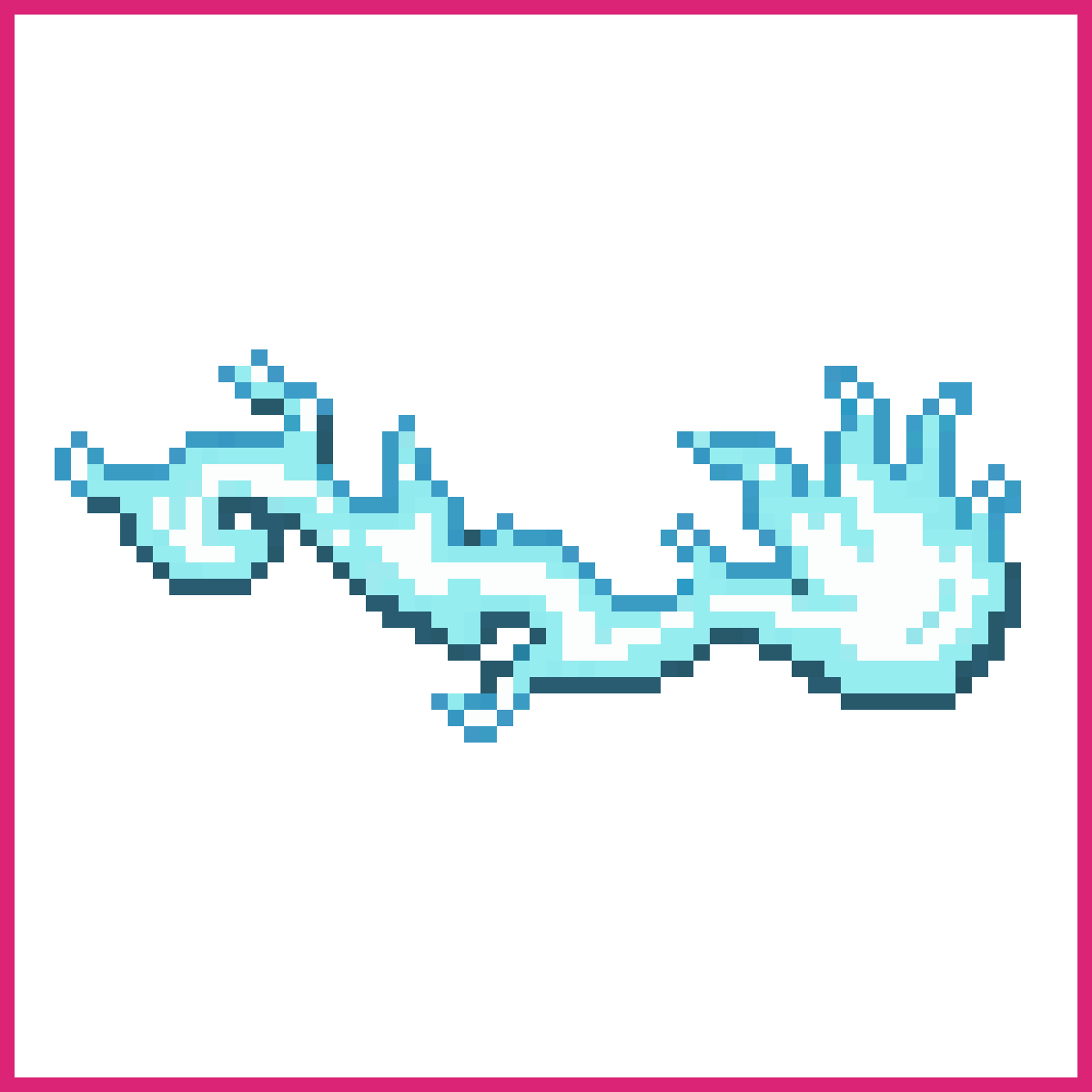 cyan light blue eldritch fireball | Sprite-AI