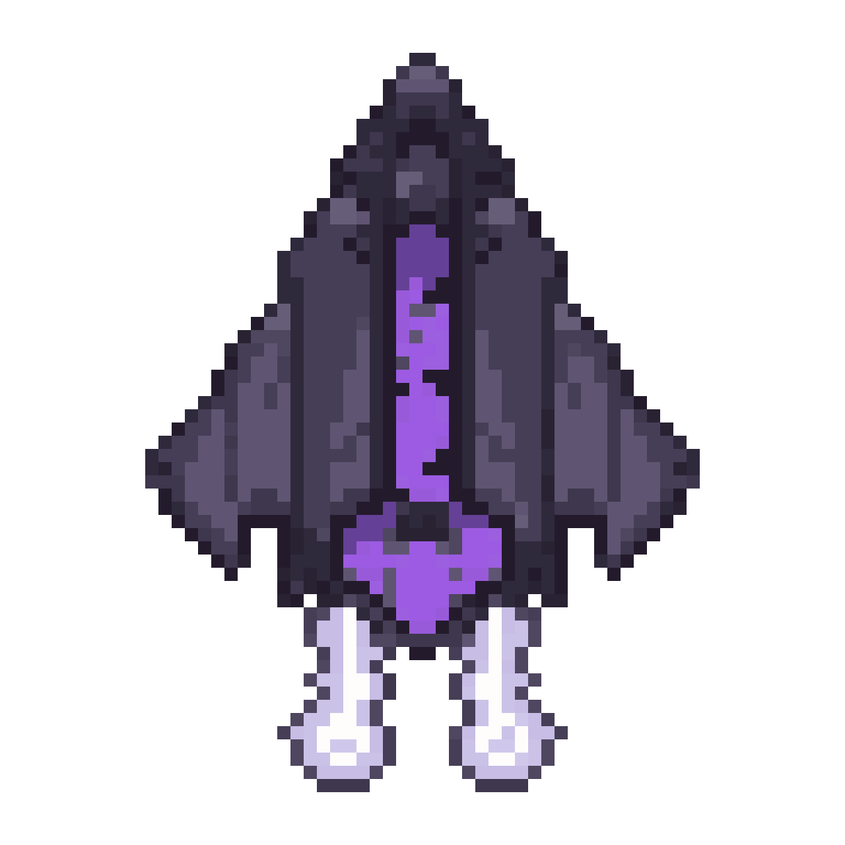 Void-Stinger Drone in Pixel Art pixel art