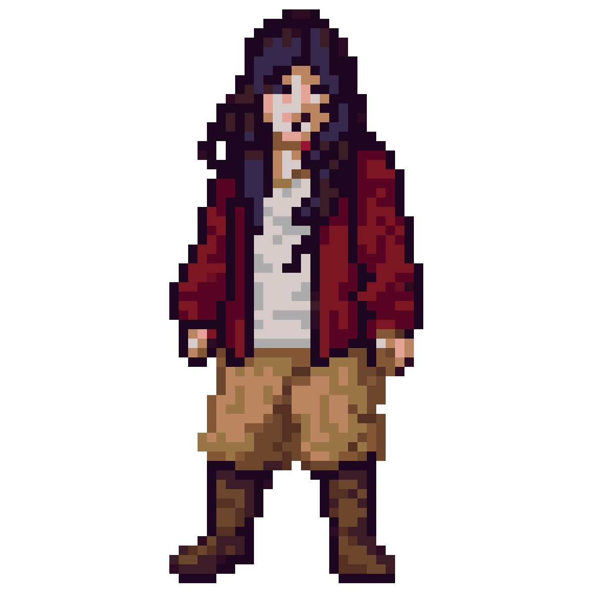 Full Body Ali Baba pixel art