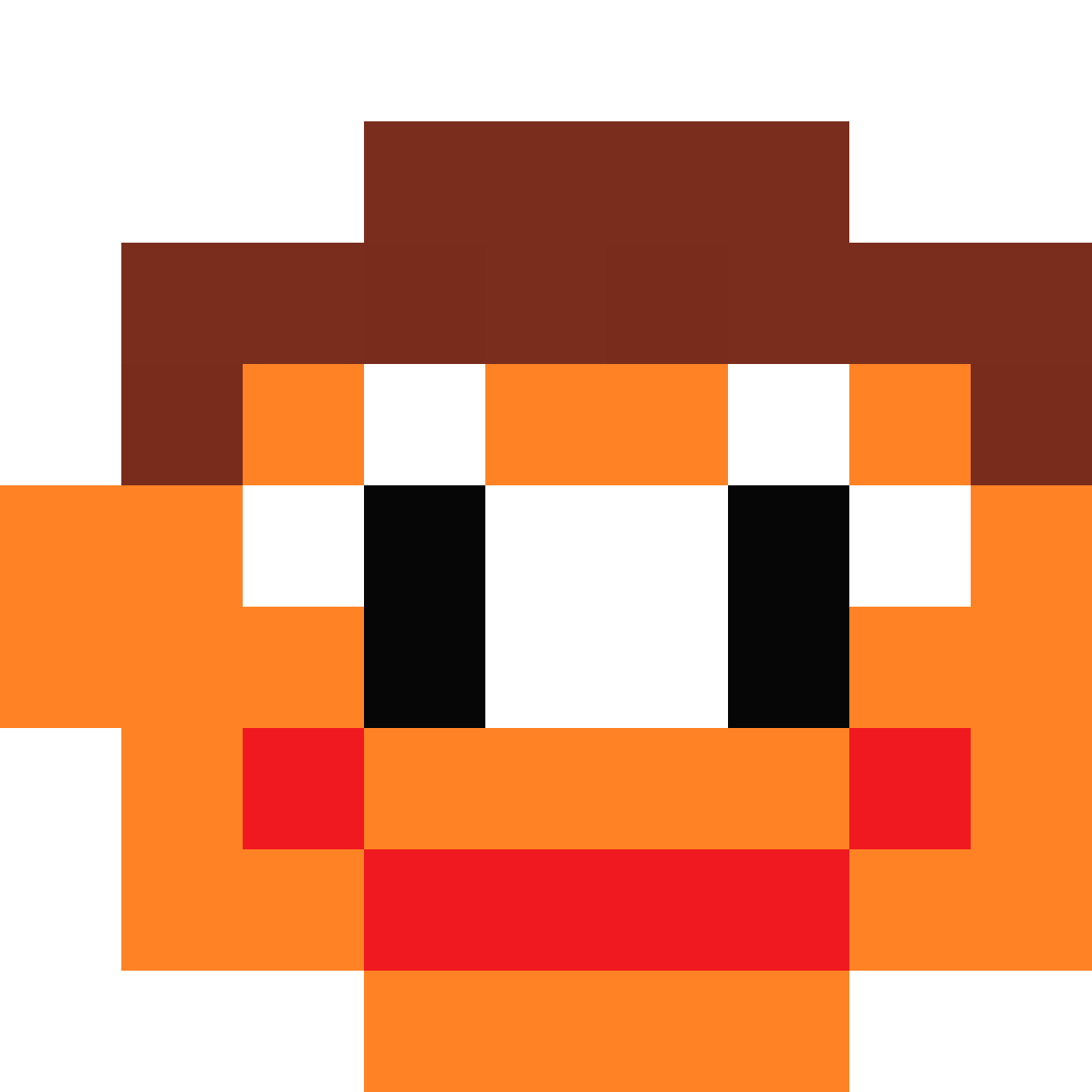 Silly face sprite pixel art