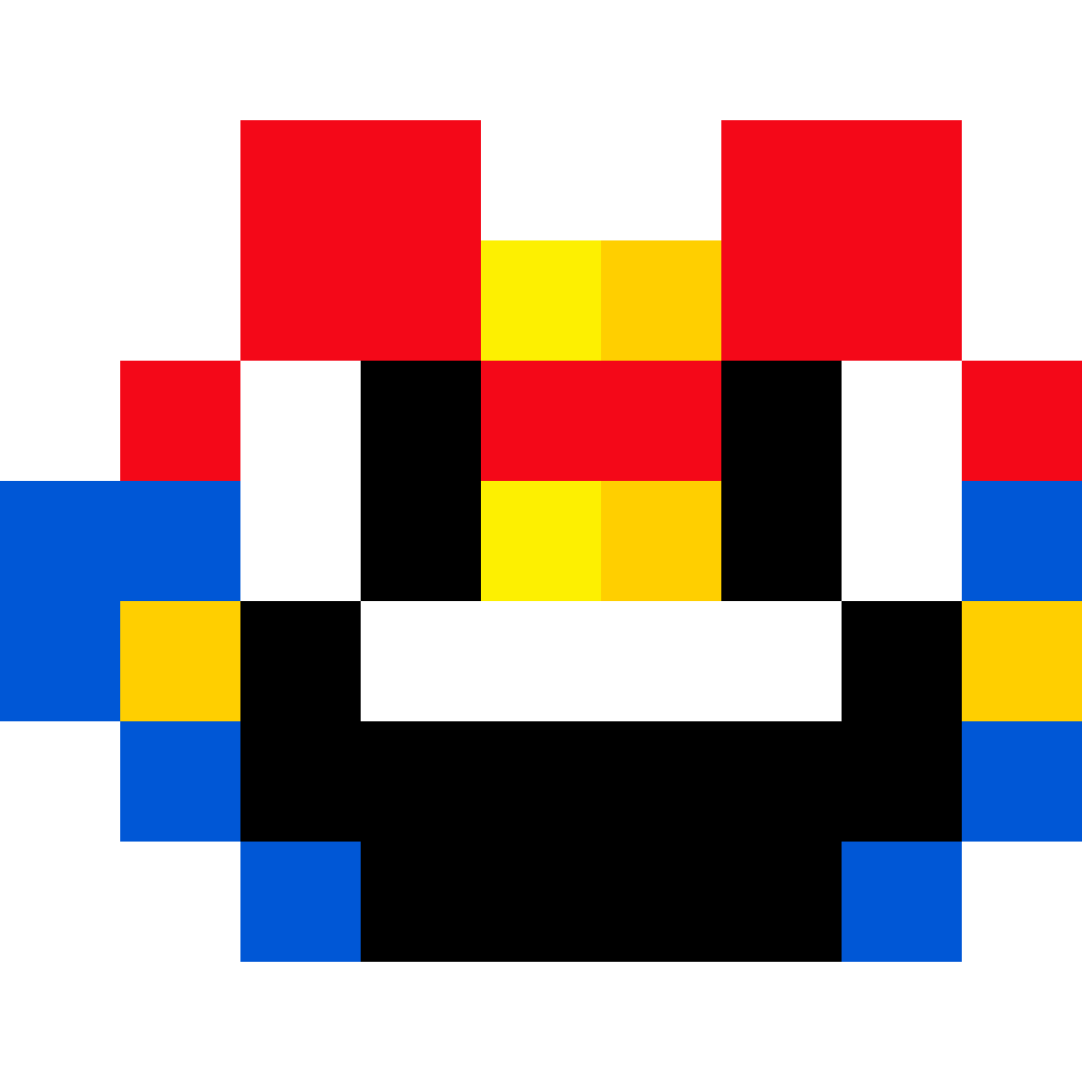 Silly face sprite pixel art