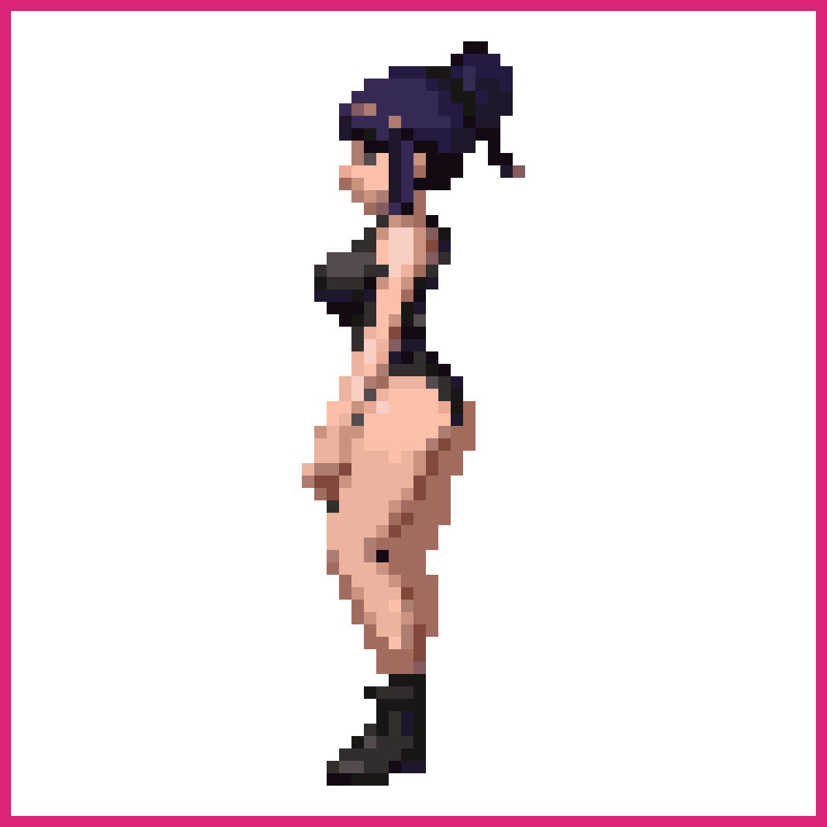 Legs only facing right in ready pose | Sprite-AI