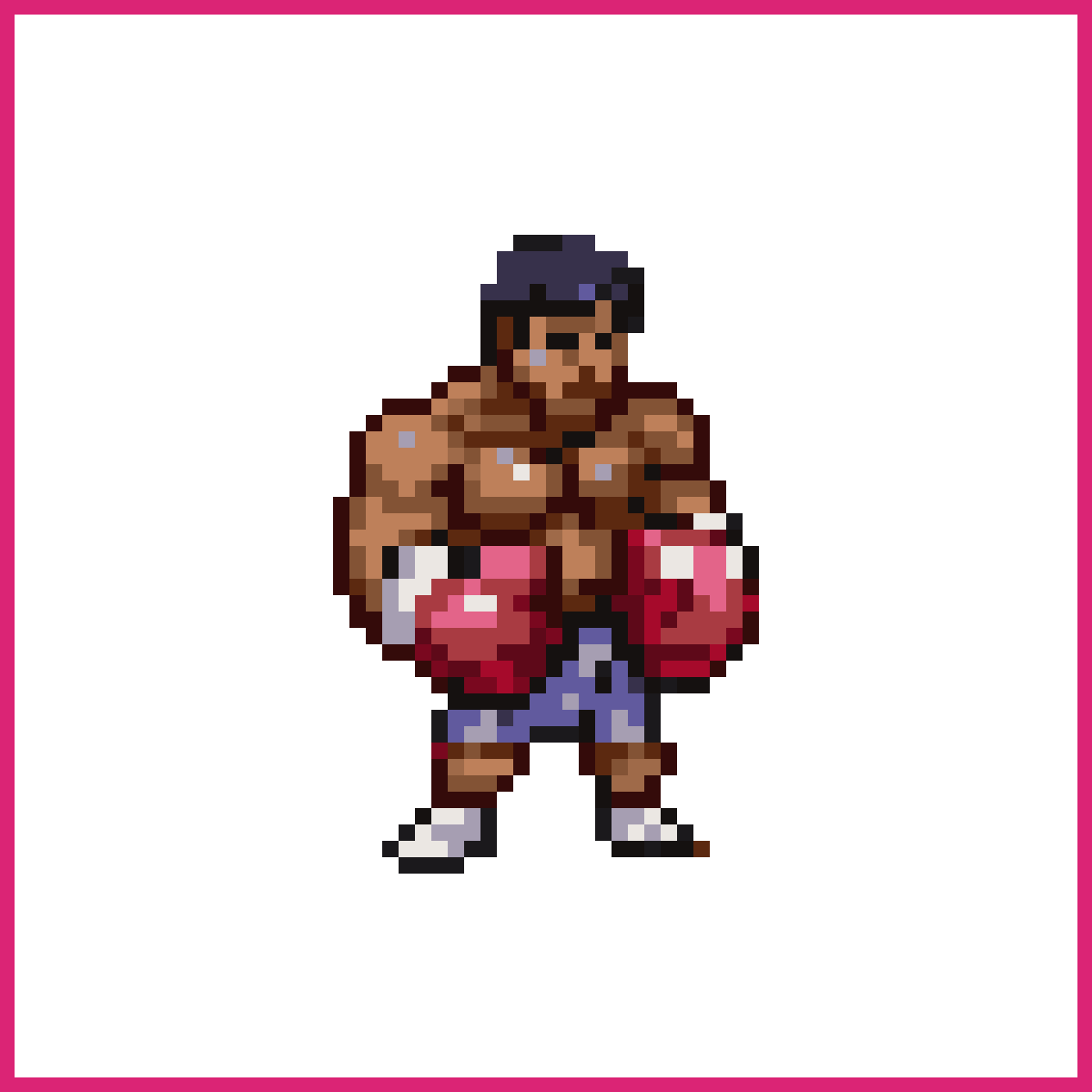 Pixelated Retro Boxer | Sprite-AI