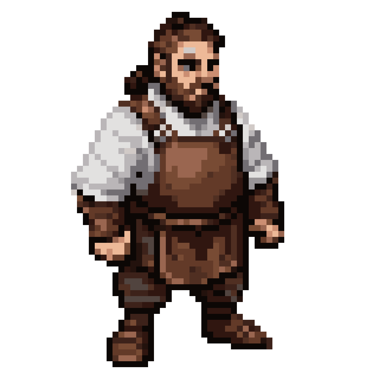 medieval blacksmith craftsman pixel art