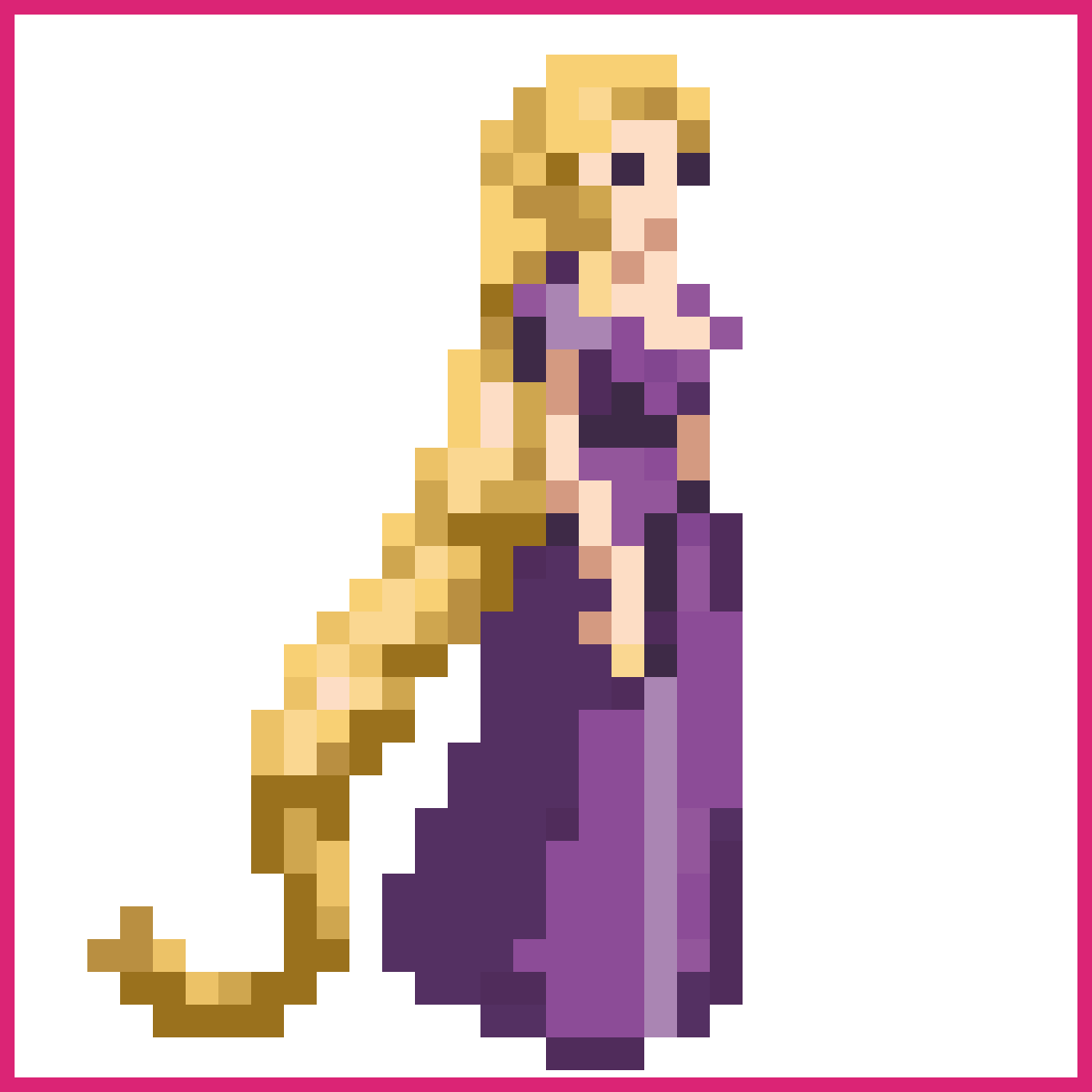 Rapunzel with Long Blonde Hair | Sprite-AI