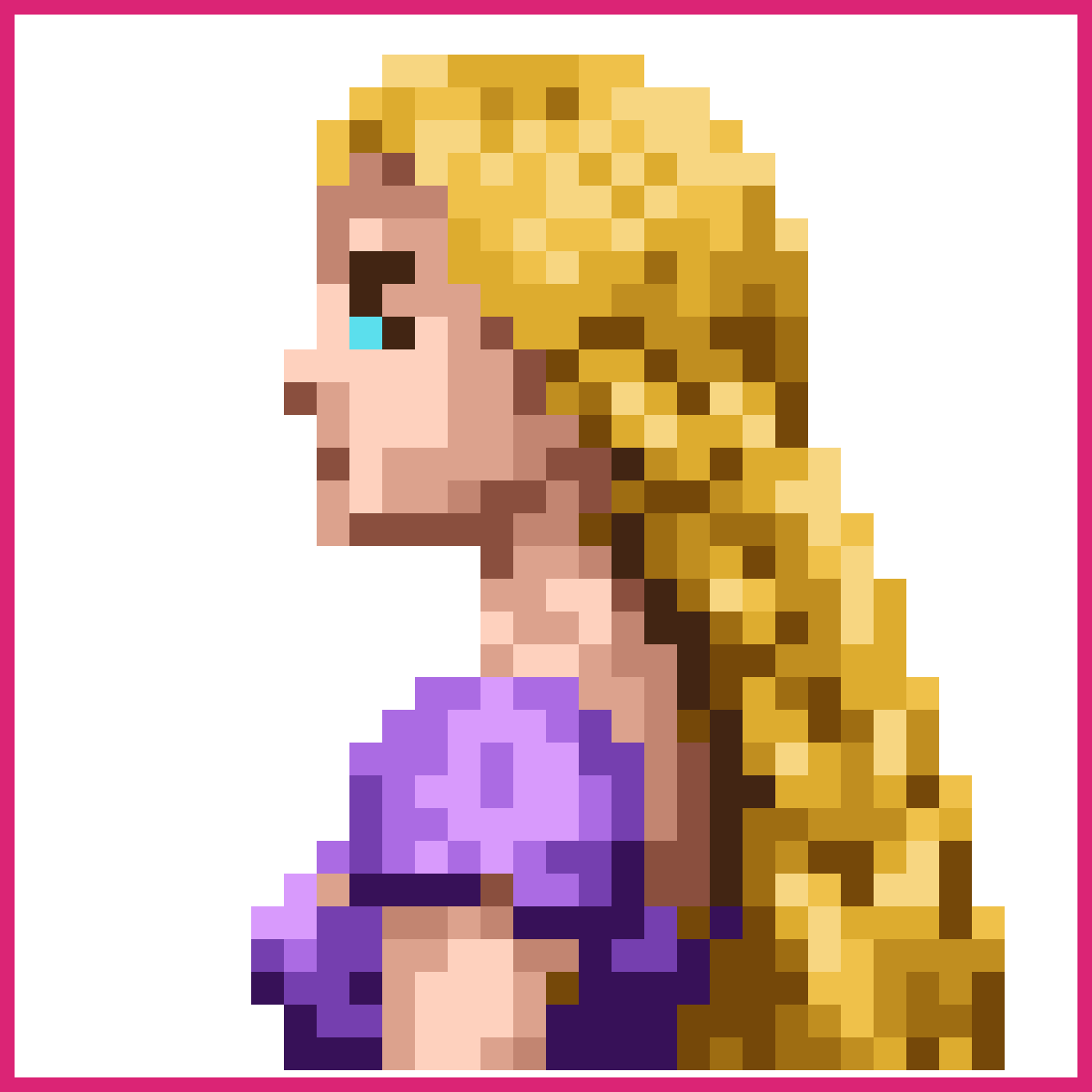 Rapunzel with Long Blonde Hair | Sprite-AI