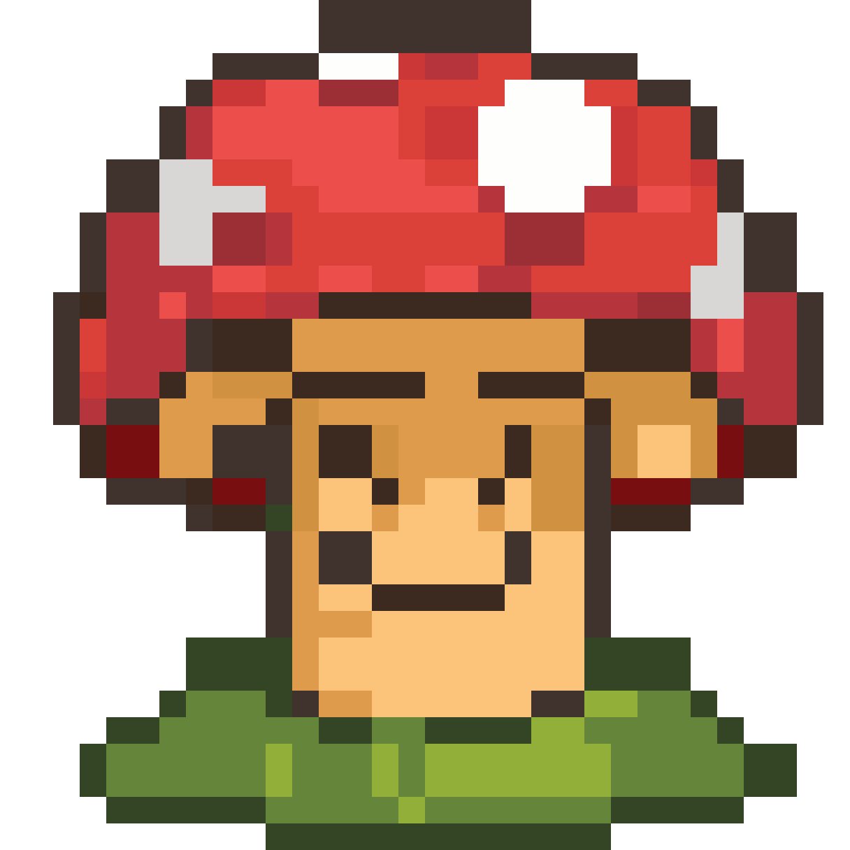 Mushroom sprite pixel art