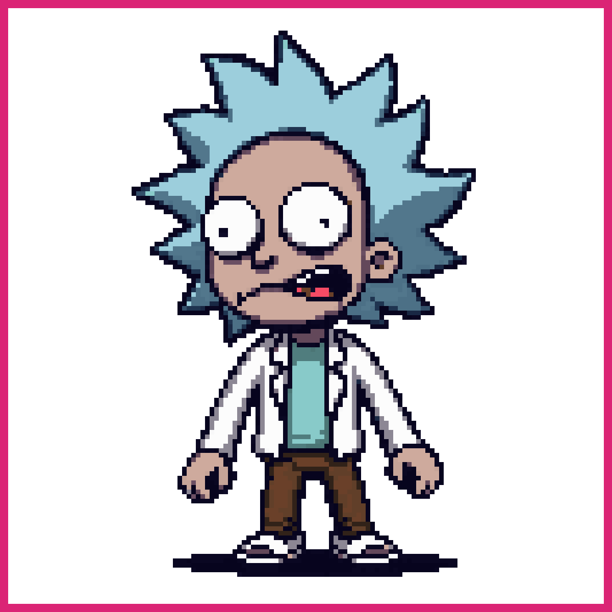 a unique rick and morty character | Sprite-AI