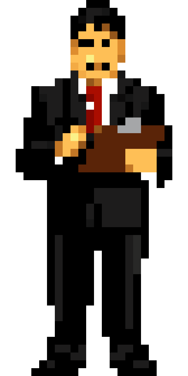 Nicolas Maduro NPC pixel art