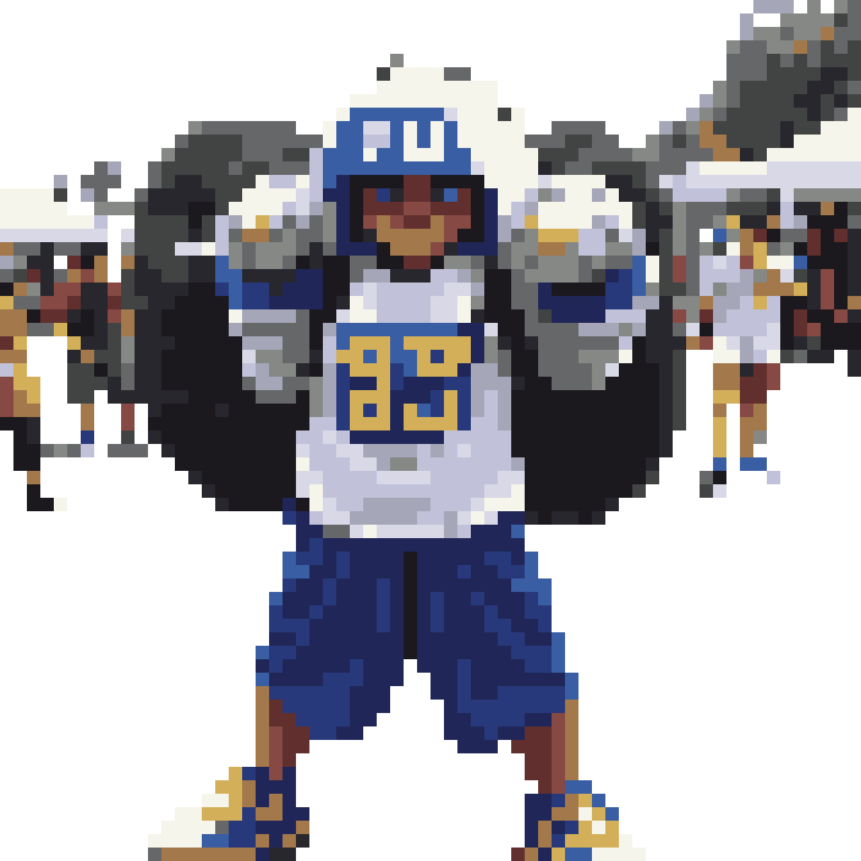 Personagem animado pixel art