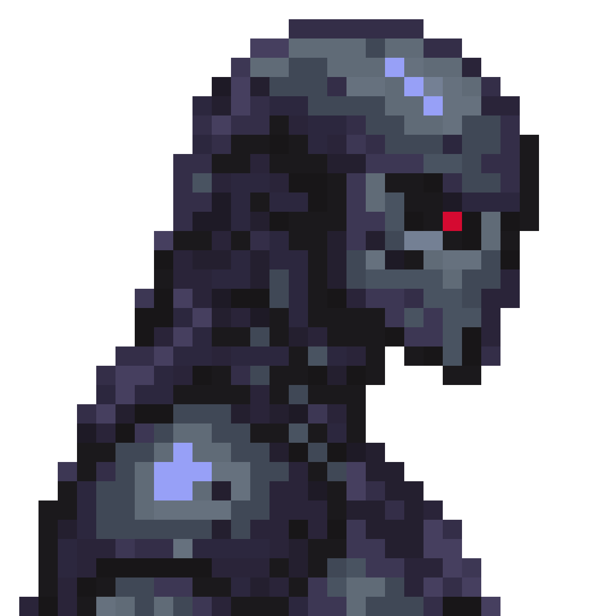 Medieval Drowner Monster in Witcher Style pixel art