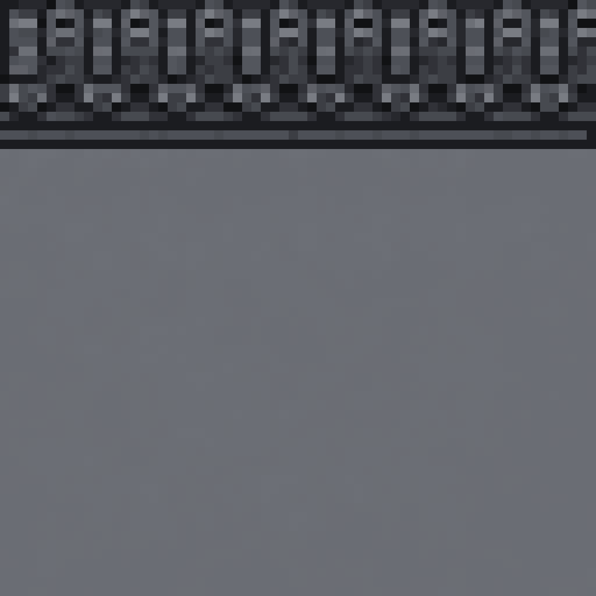 Chinese wall with roof tiles pixel art