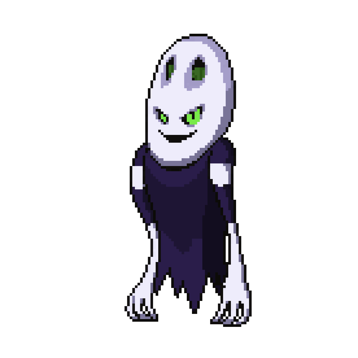 Ben 10 Ghostfreak pixel art
