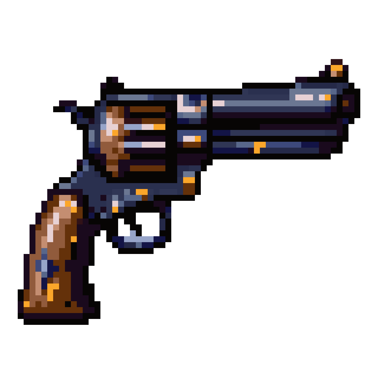 Tsar-M revolver pixel art