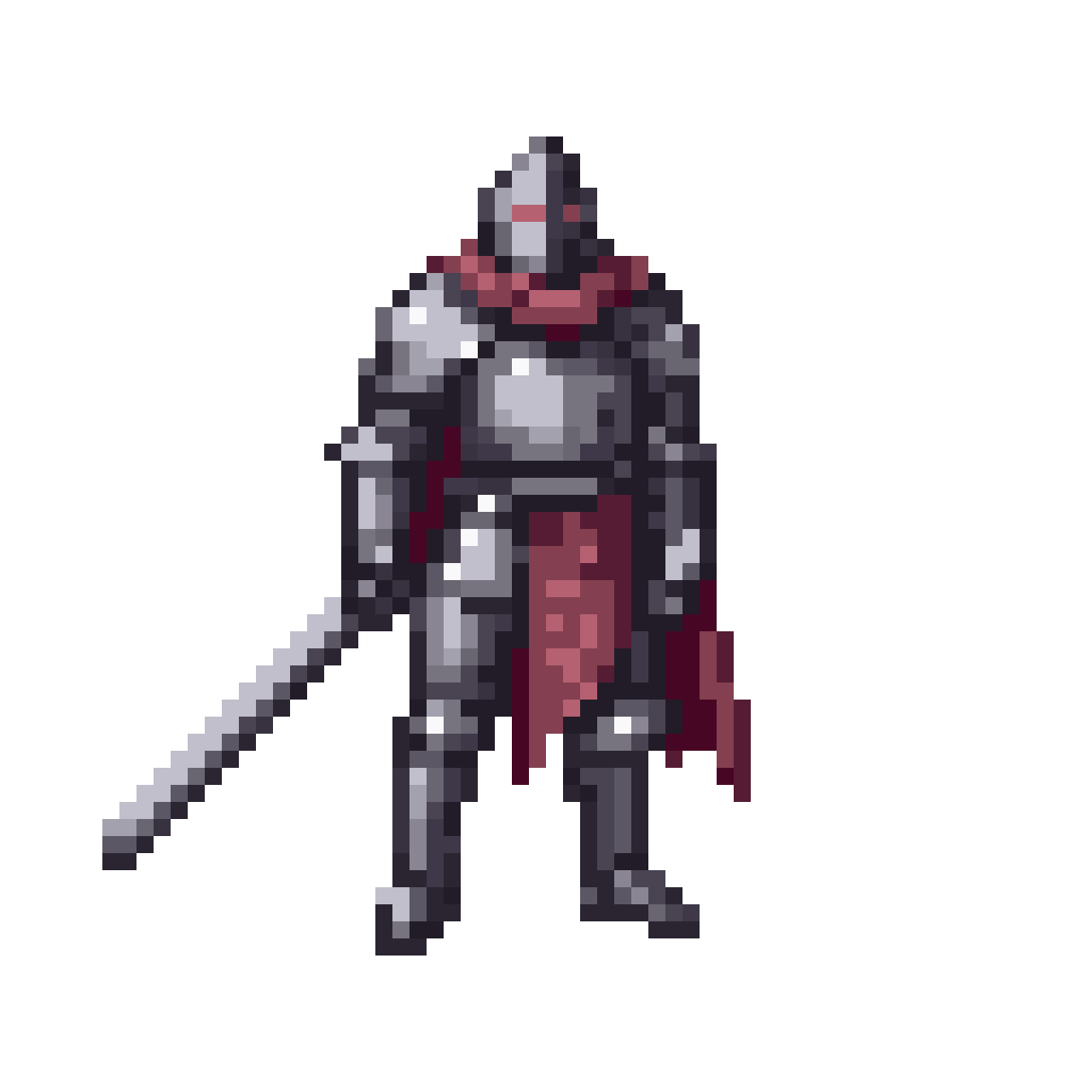 Knight Character Sprite pixel art