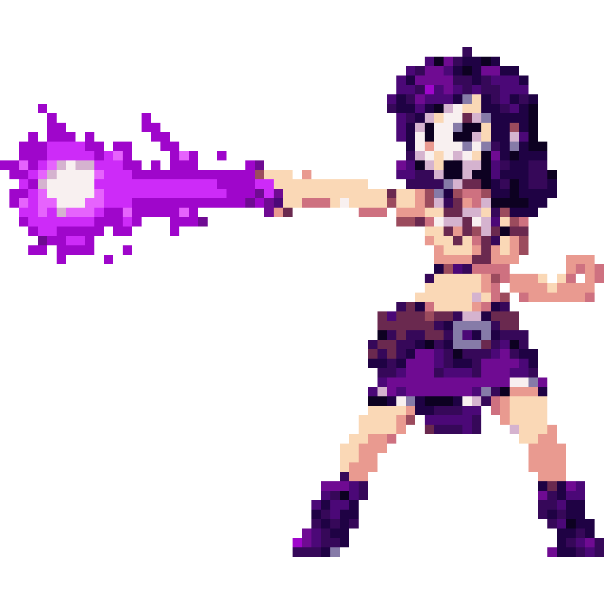 attacking sprite pixel art