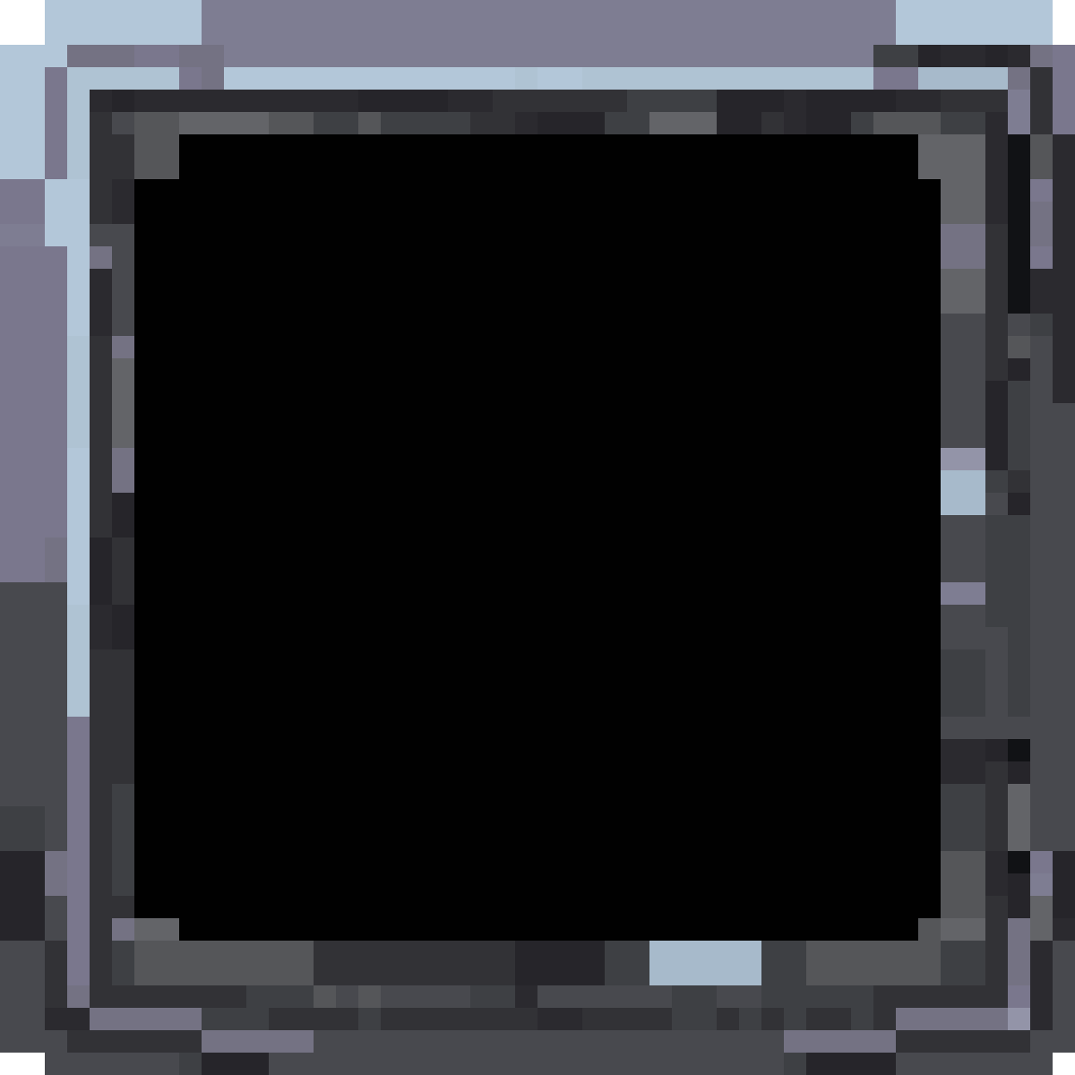 Metallic inventory slot pixel art