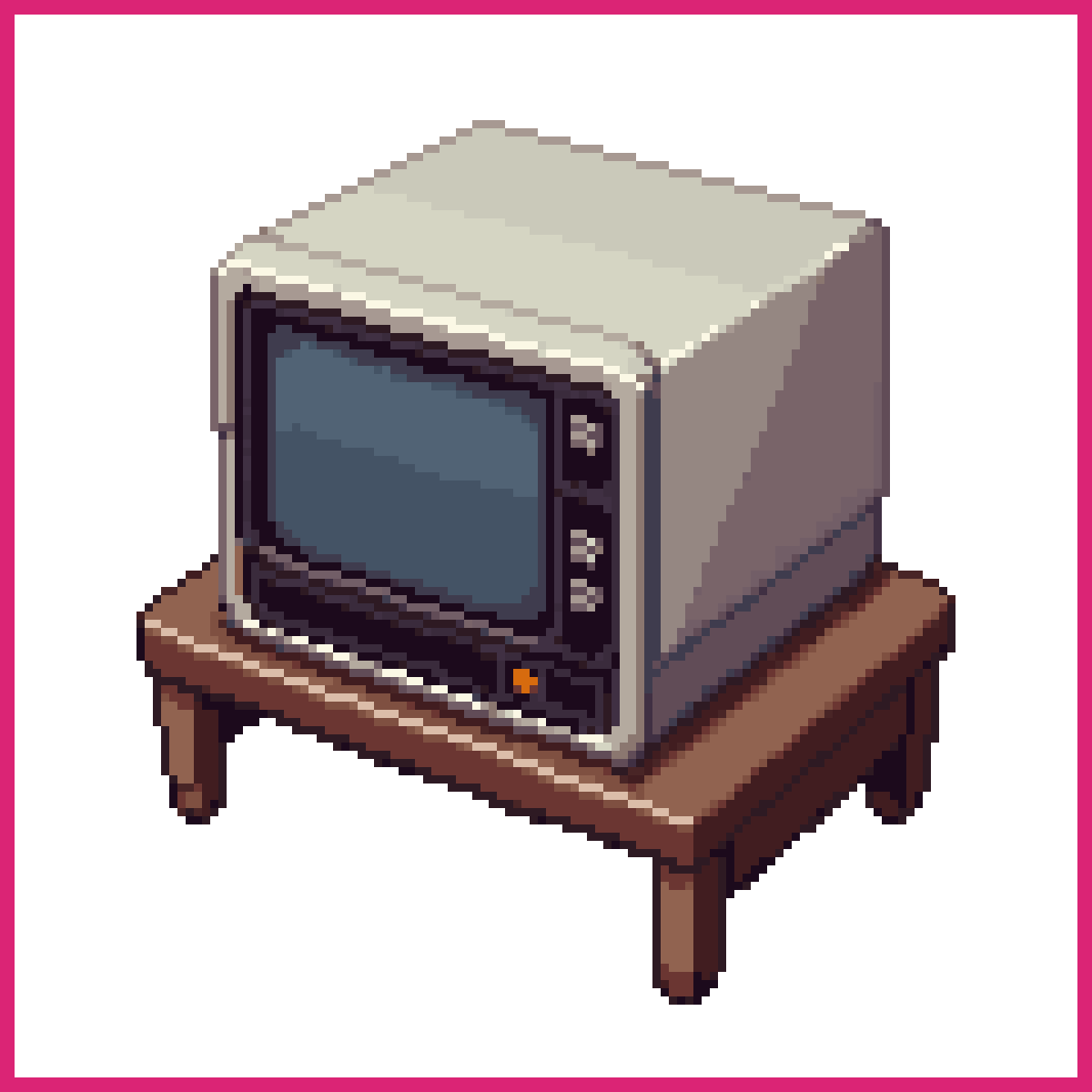old computer on table | Sprite-AI