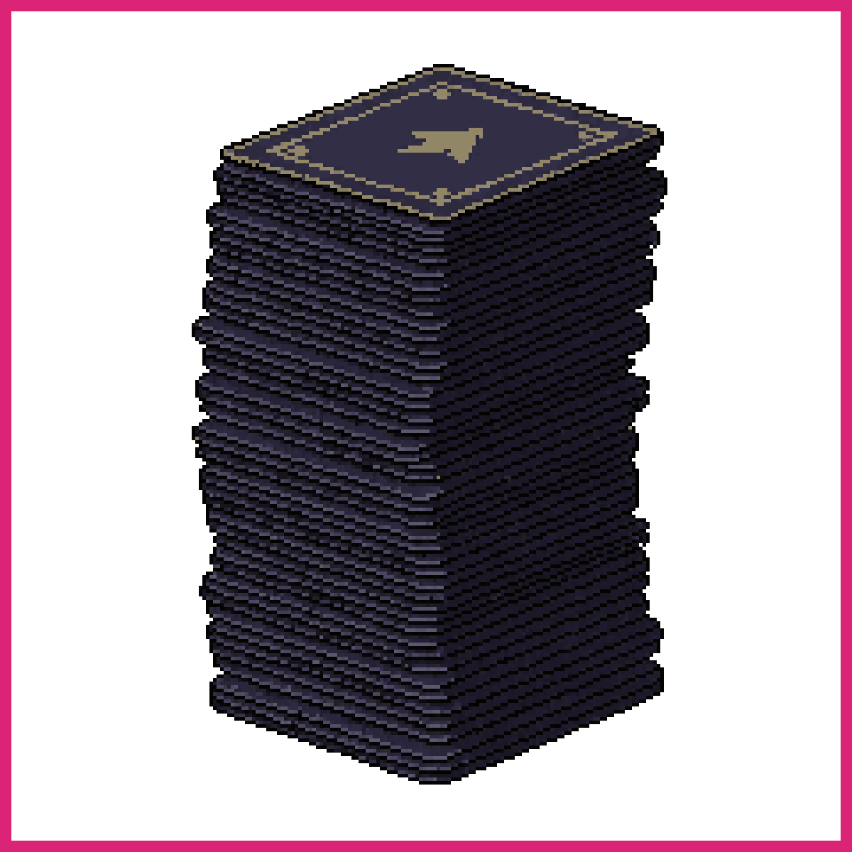 dark gothic cursed card draw pile | Sprite-AI
