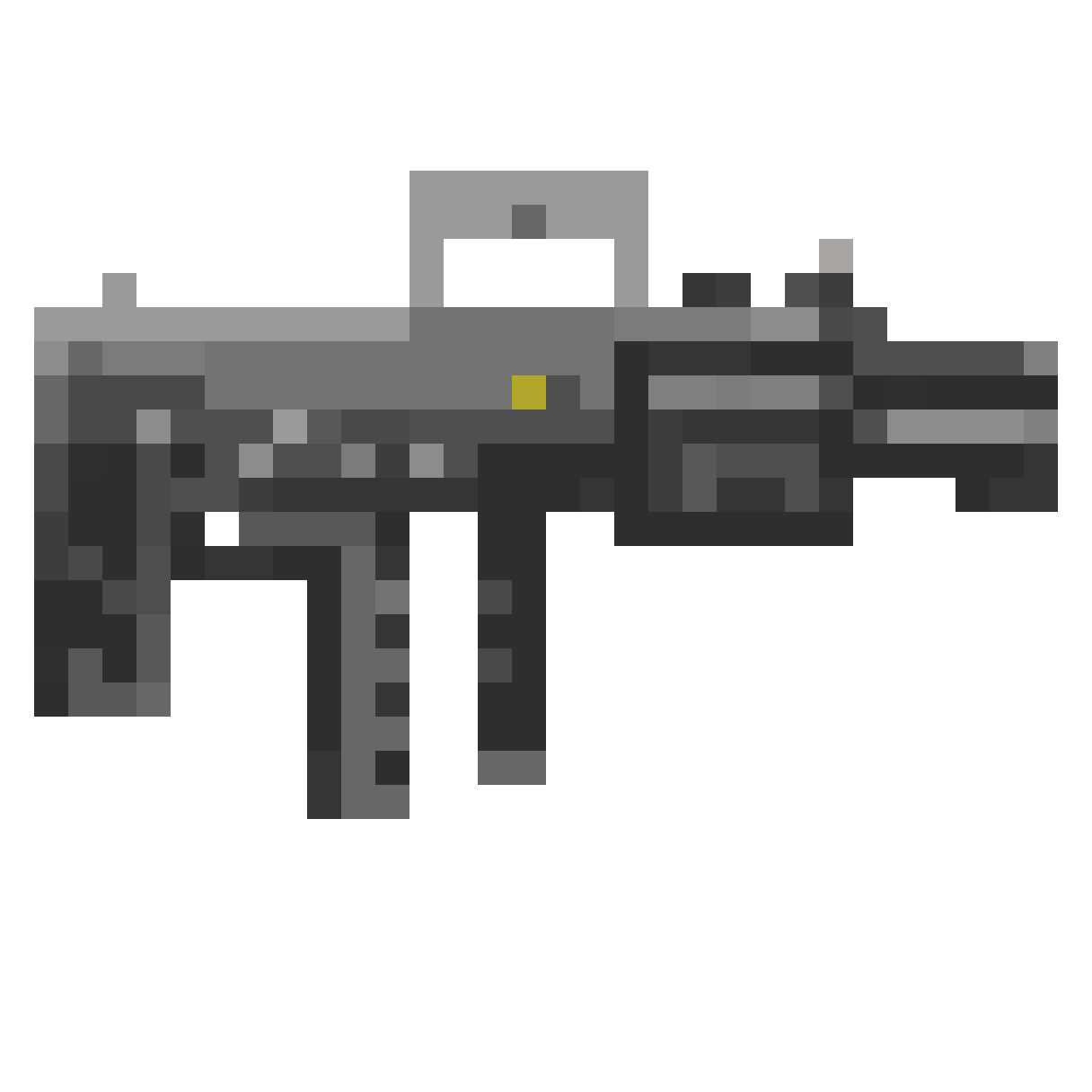 shak-12 Russian military firearm pixel art