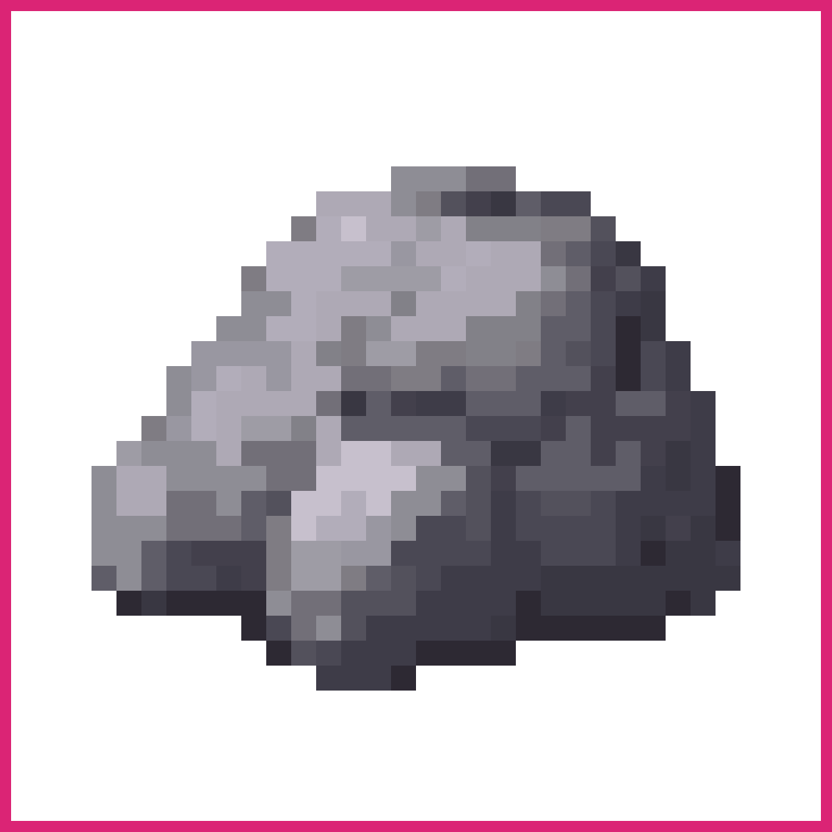 simple grey round boulder | Sprite-AI
