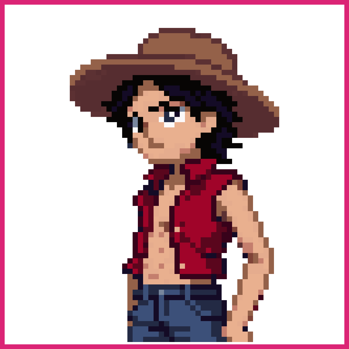 Monkey D. Luffy Sprite | Sprite-AI