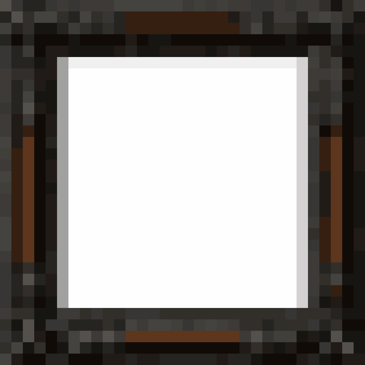 Detailed frame with rods pixel art
