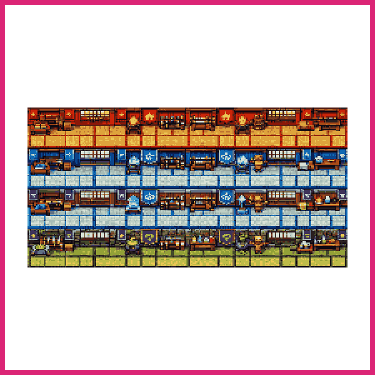 Traditional Japanese Dojo Tileset | Sprite-AI