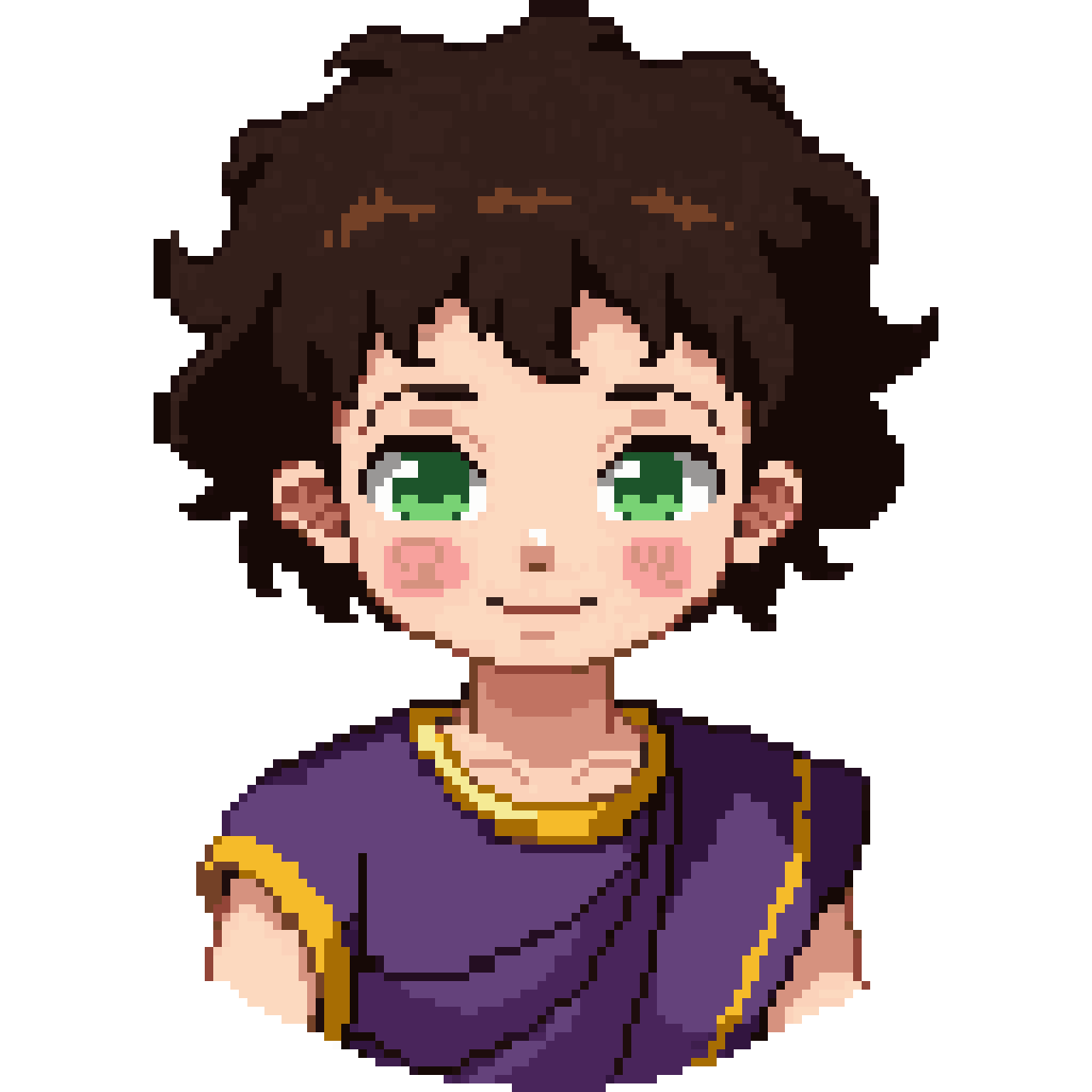 Noble Roman Child pixel art