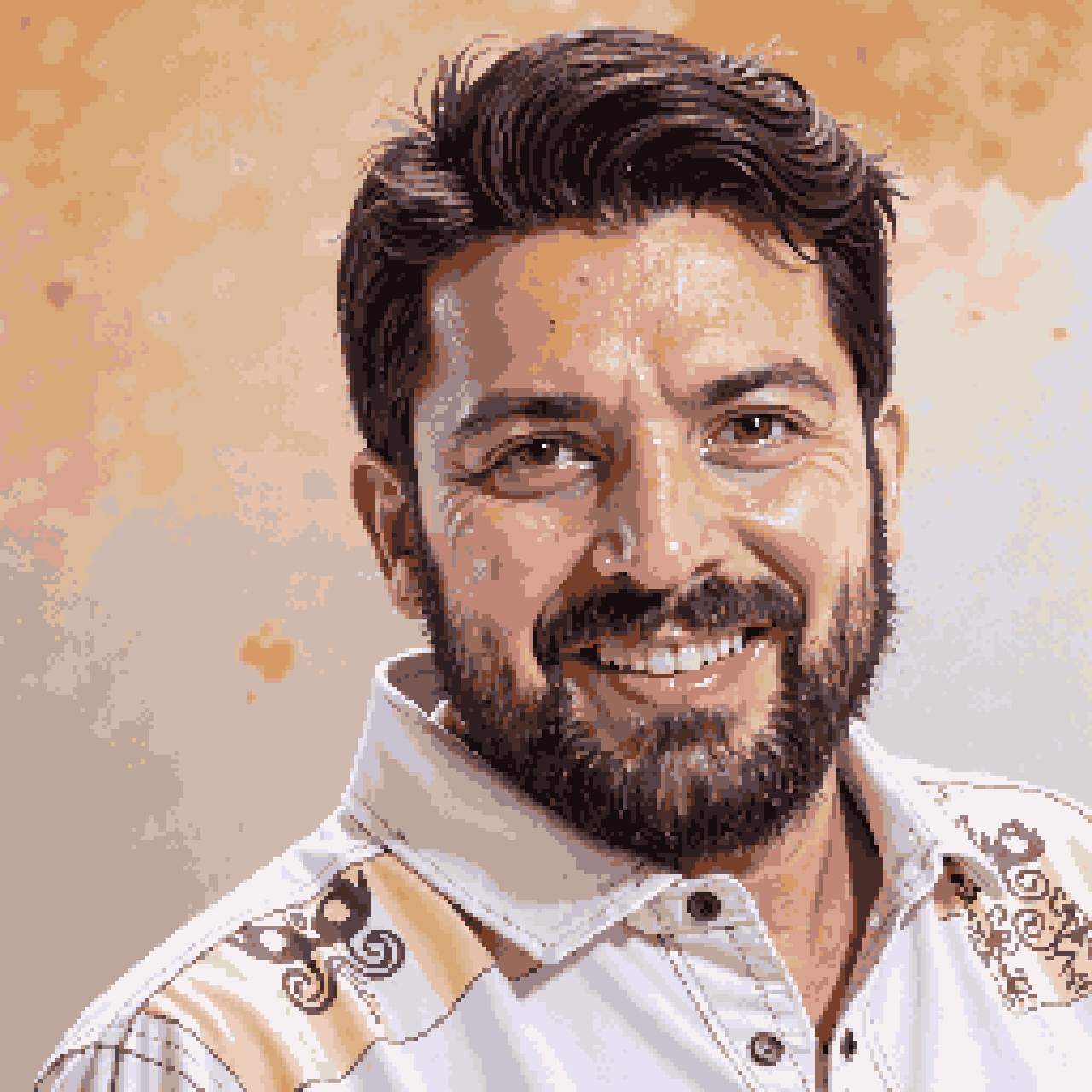 black grey white sprite pixel art