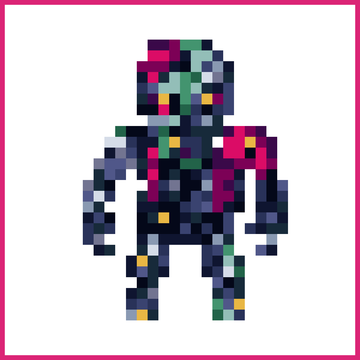 Metallic Cyborg Cyberpunk Zombie Sprite | Sprite-AI