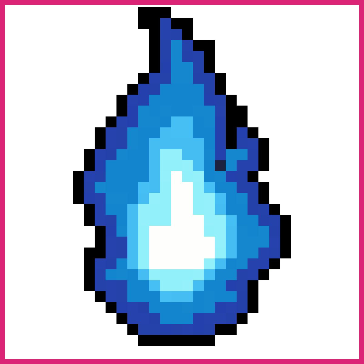 blue flame ball | Sprite-AI