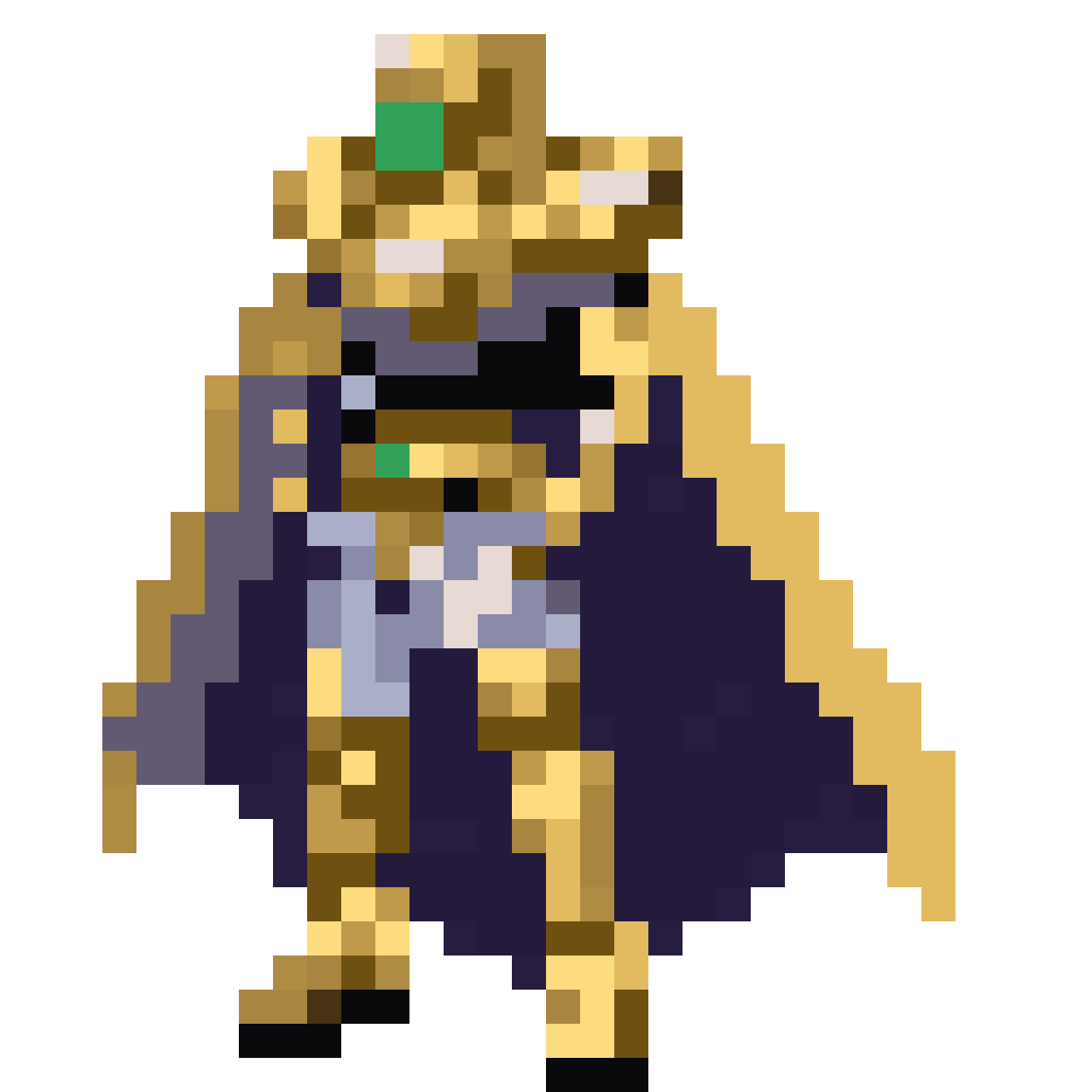 Holy Paladin of the Light pixel art