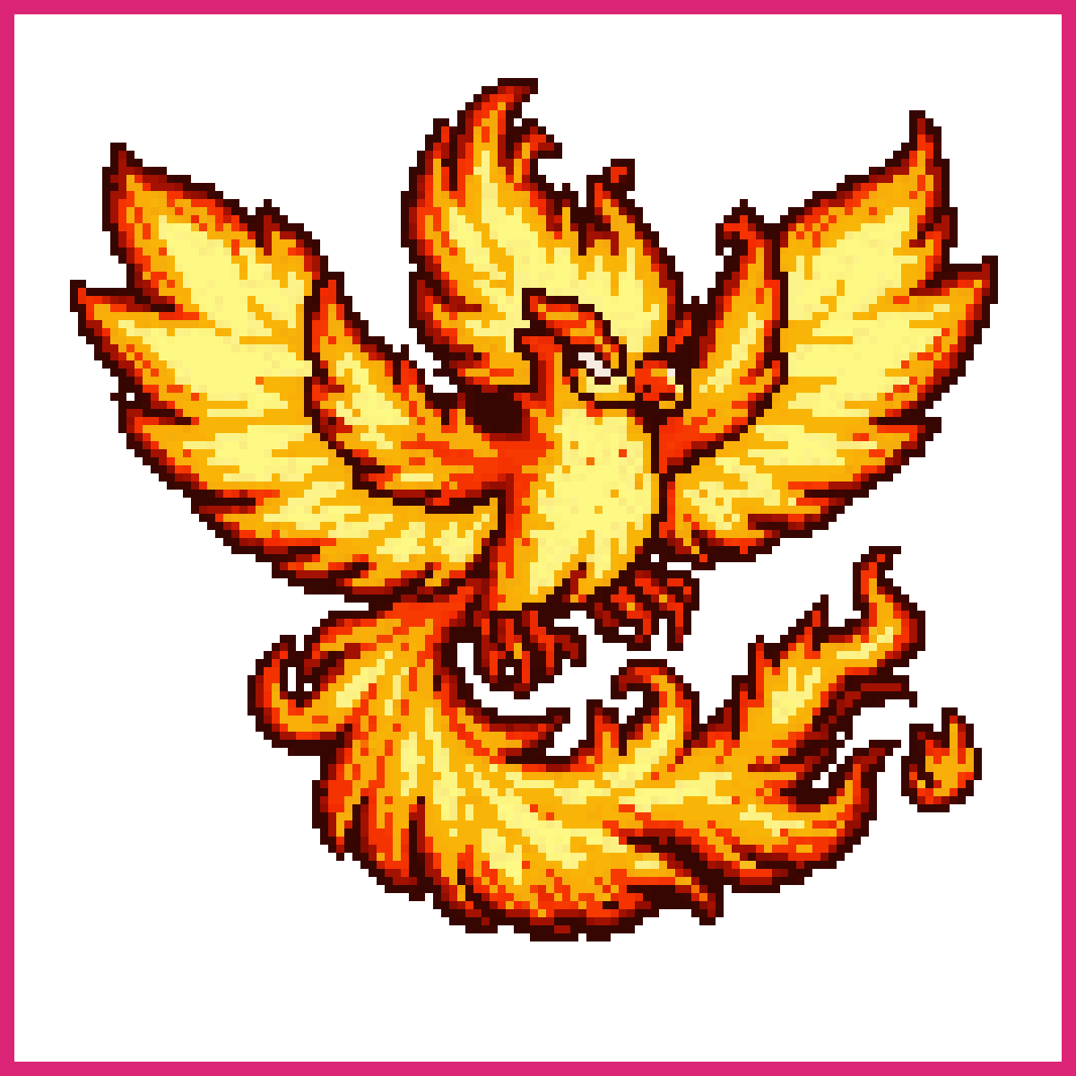 Chibi Phoenix Pixel Art | Sprite-AI