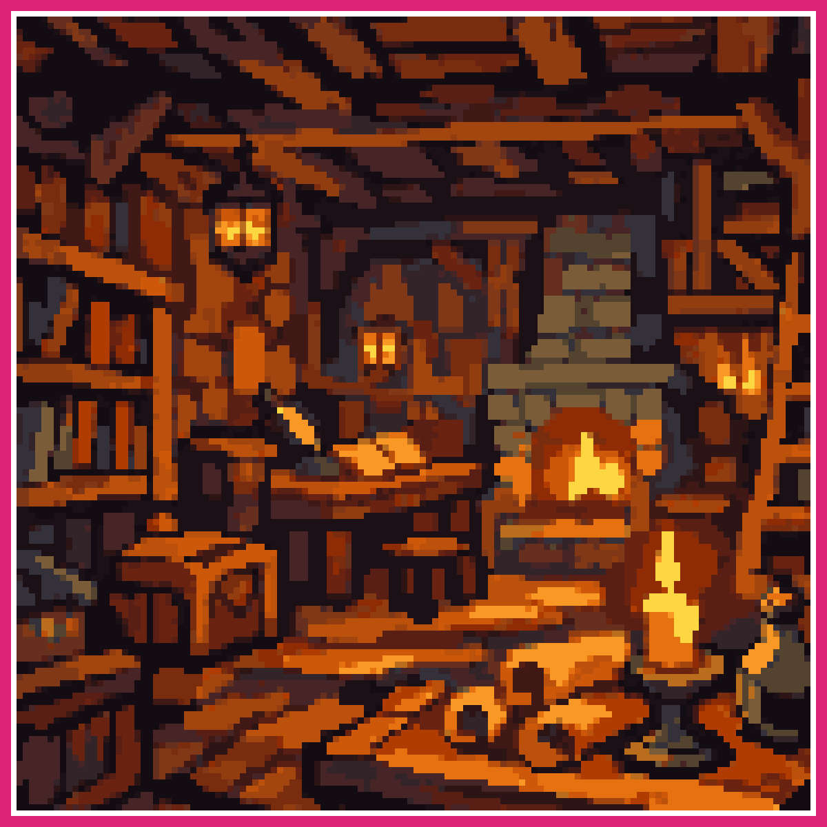 room with wood panels | Sprite-AI