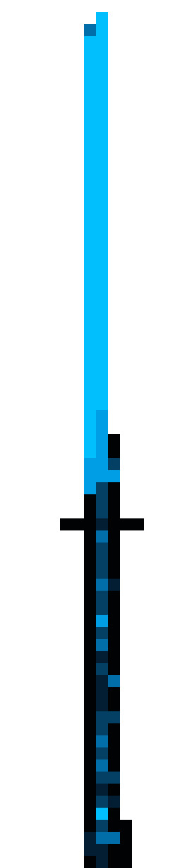 Cyberpunk katana pixel art