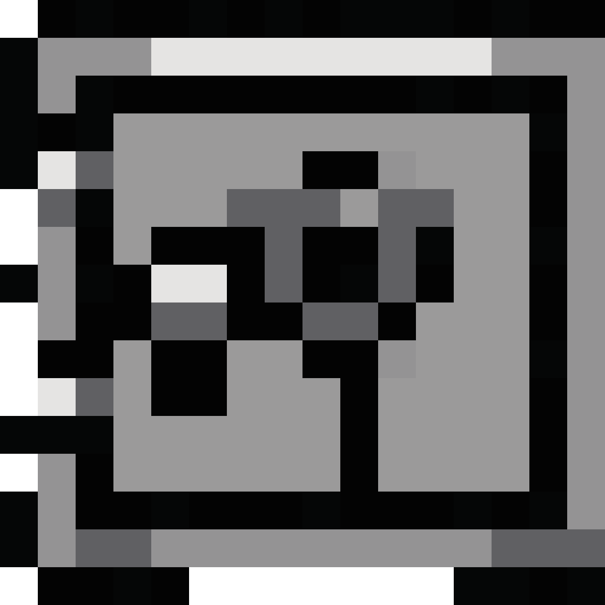 Classic Metal Safe Pixel Art pixel art