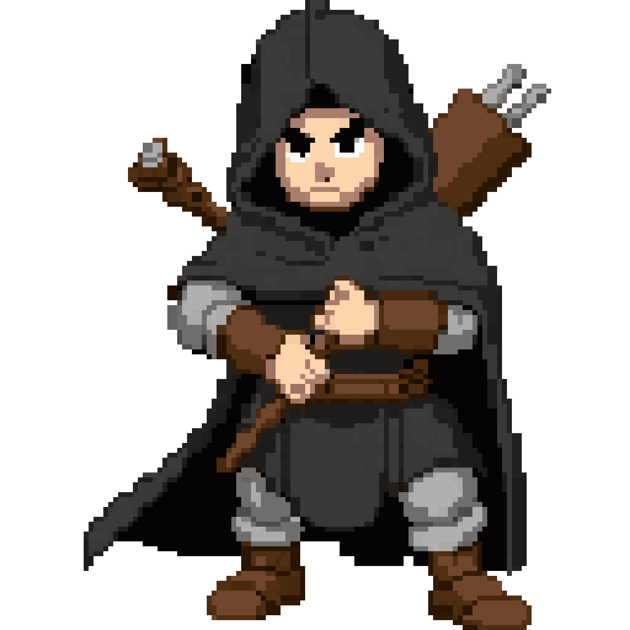 Medieval thief pixel art