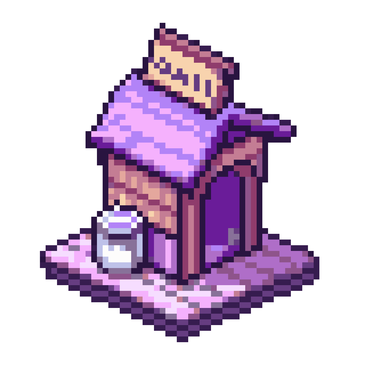 Empty stall with sign pixel art