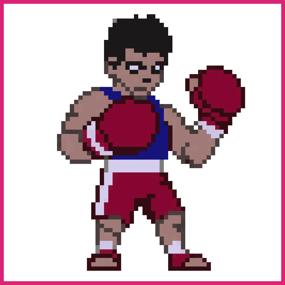 pixel art boxer character | Sprite-AI