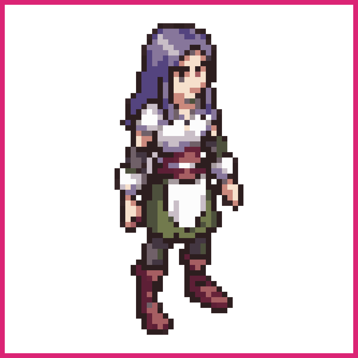base model character in sacred seasons style | Sprite-AI
