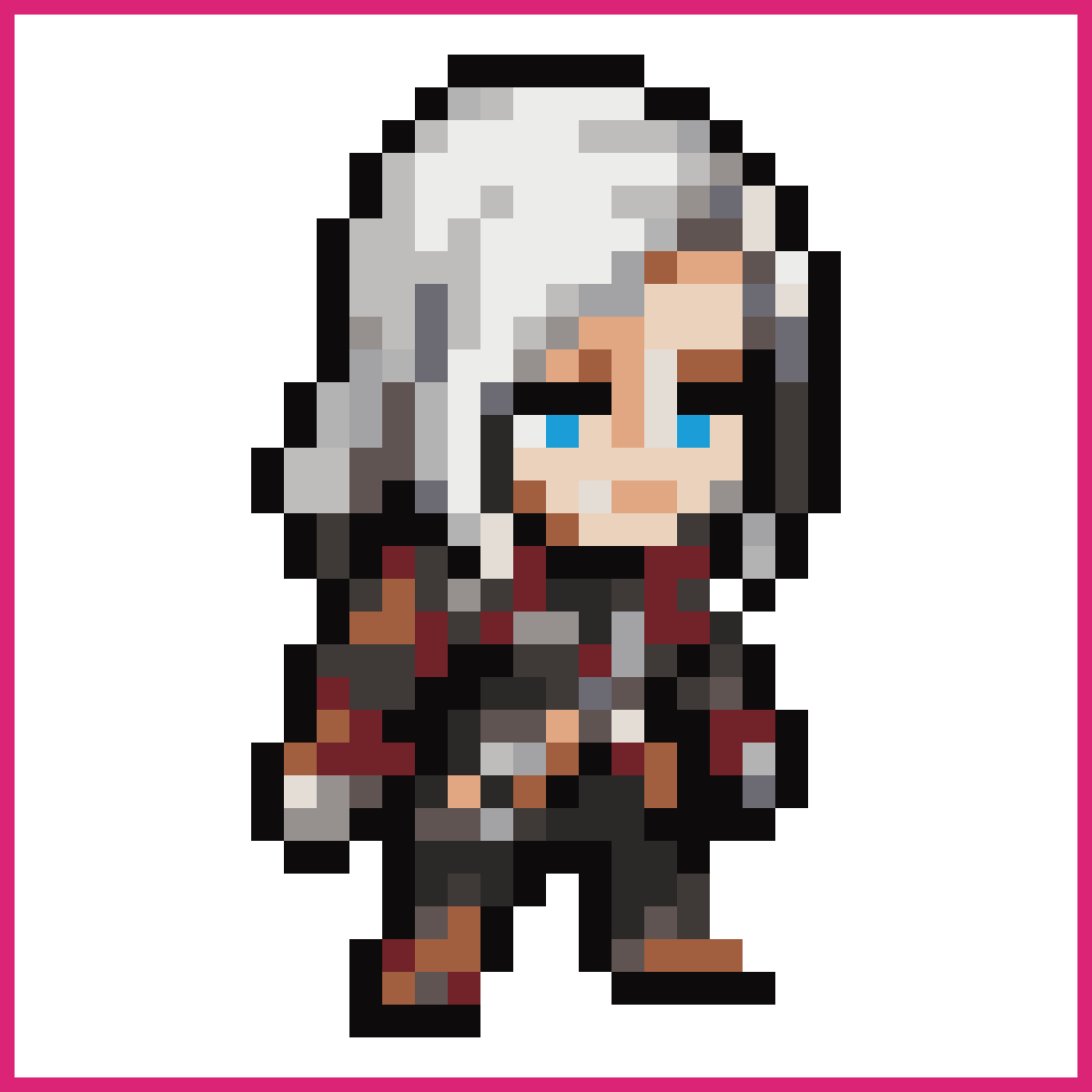Chibi Geralt from The Witcher | Sprite-AI