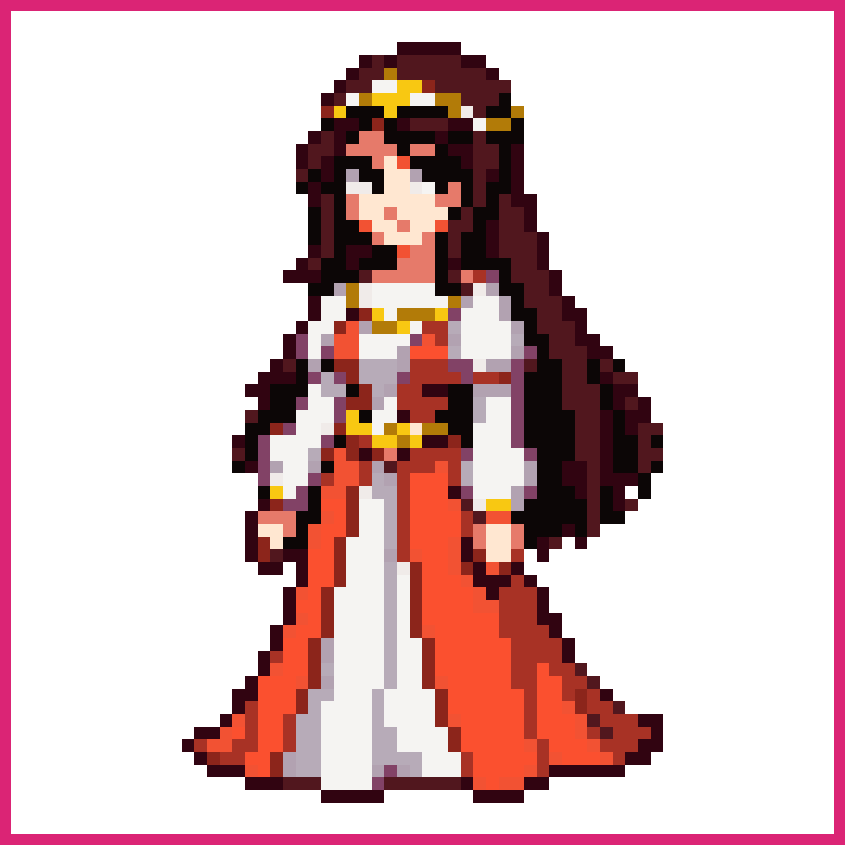 Fantasy Princess Character Sprite | Sprite-AI