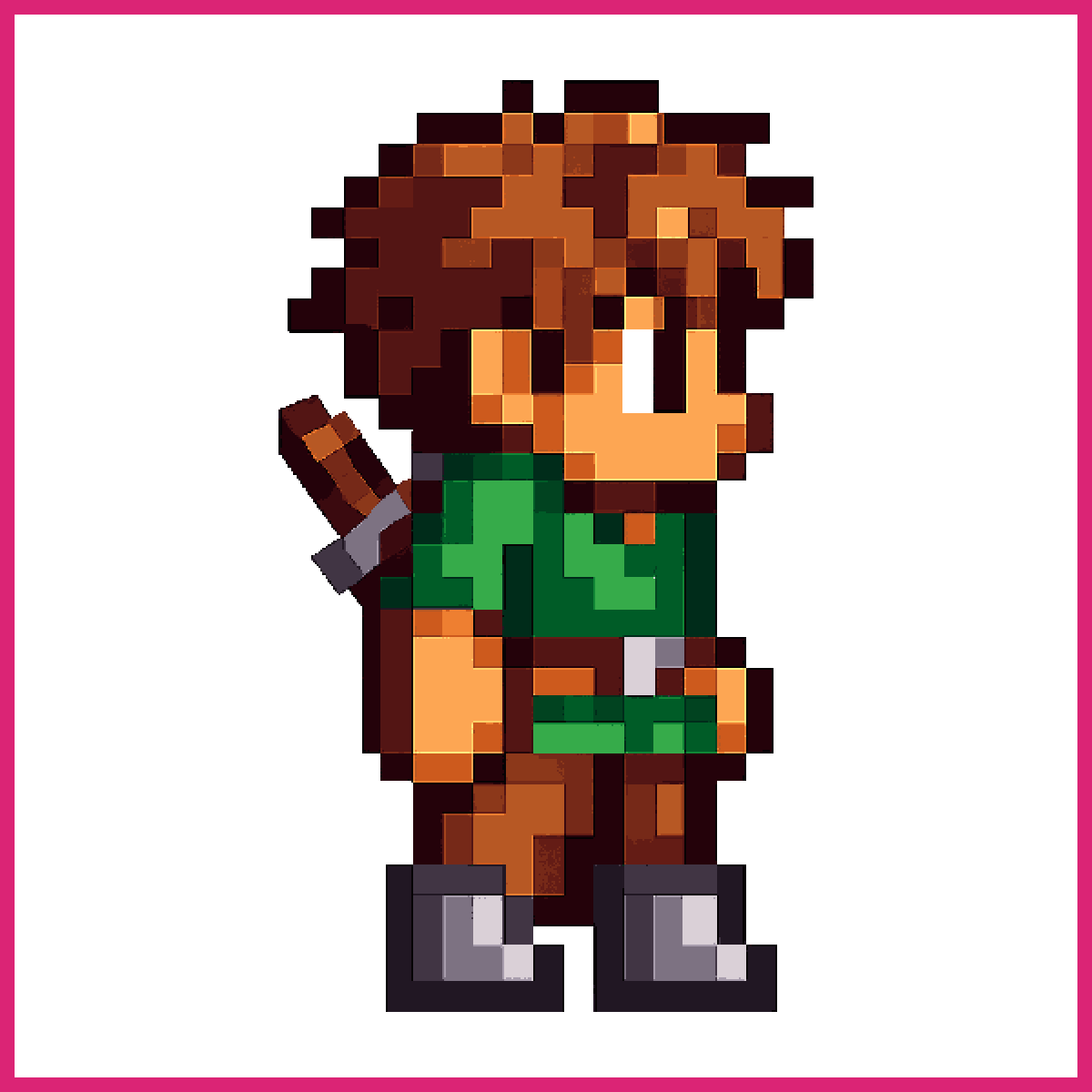 Normal Terraria Character | Sprite-AI