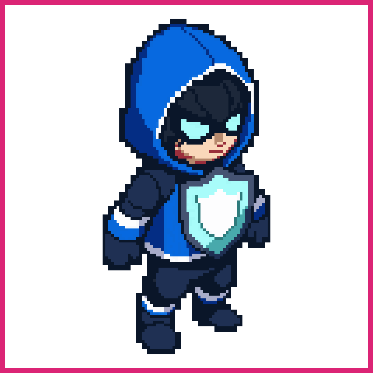 Cybersecurity Defender Character Sprite | Sprite-AI