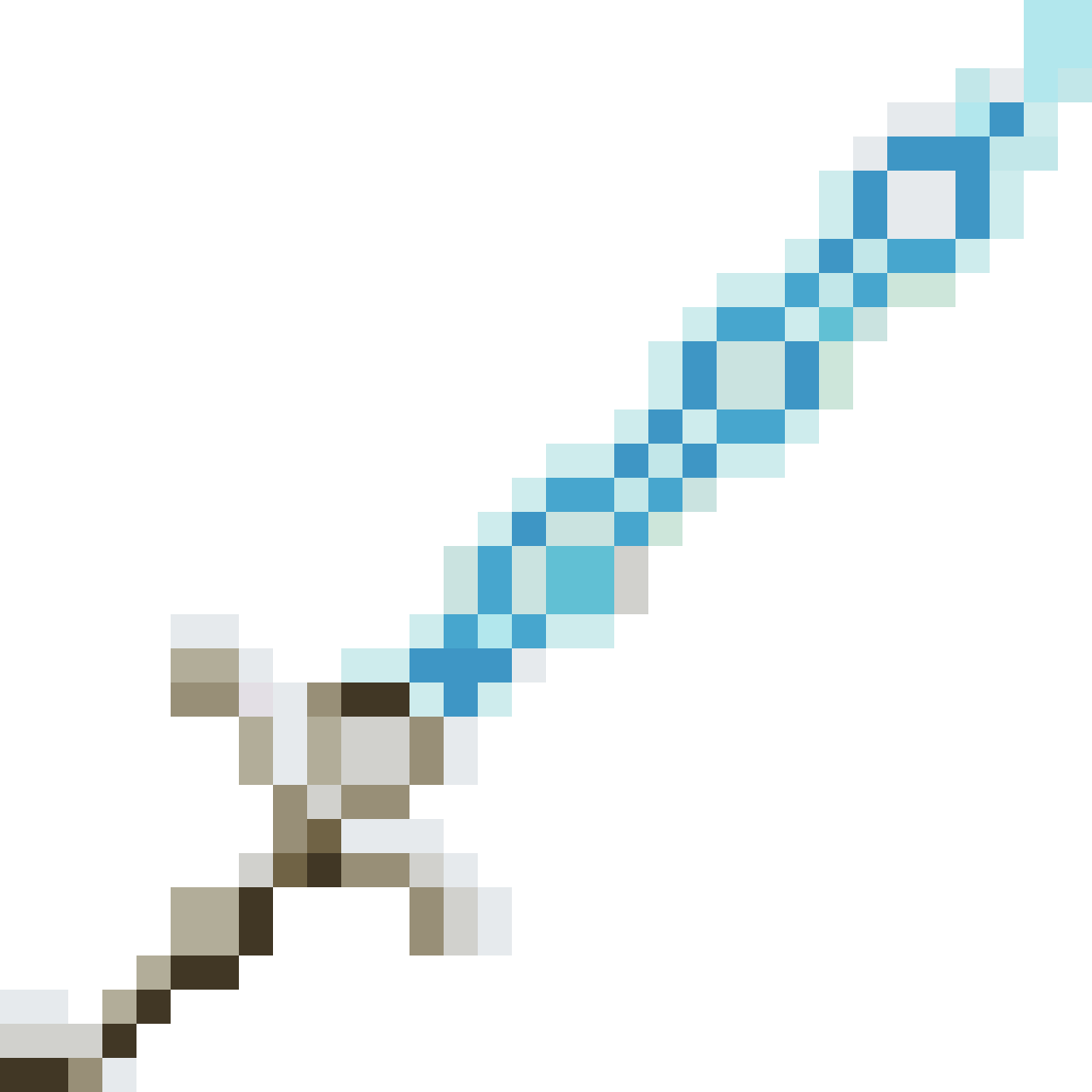 Mystic sword pixel art
