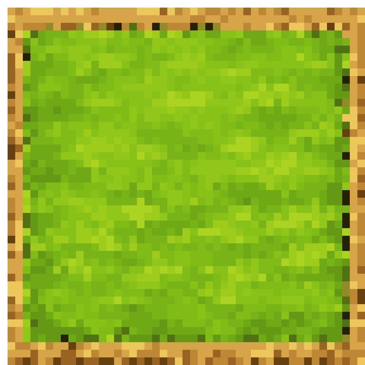 Grass ground tile pixel art