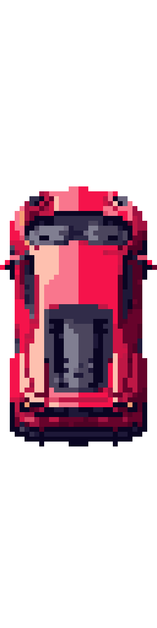 Red Lamborghini Huracan pixel art